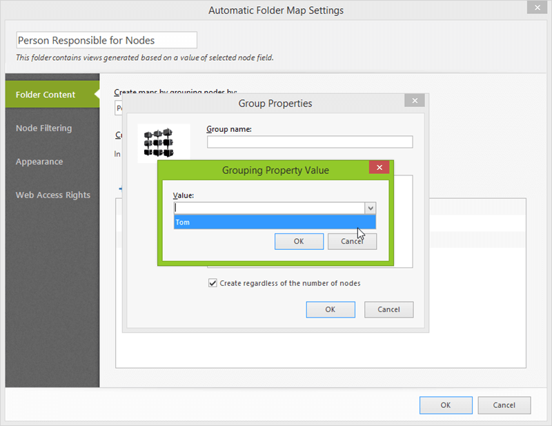 Folder Map Settings