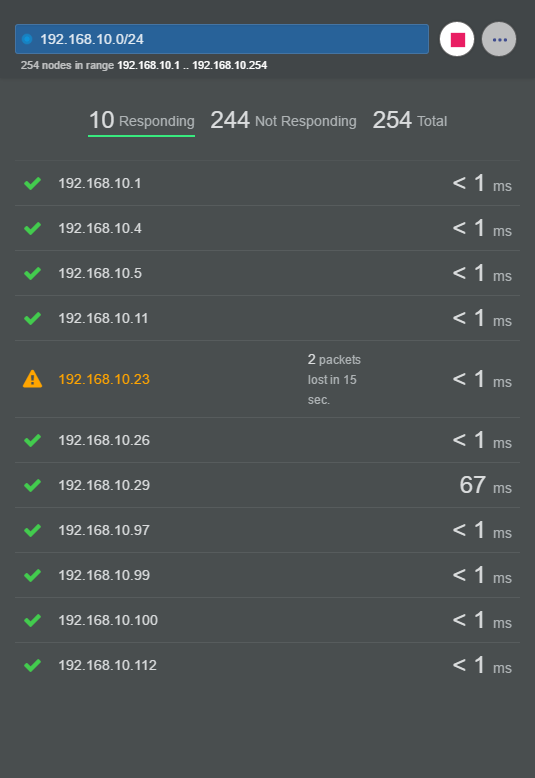 Ping Scanner Tool