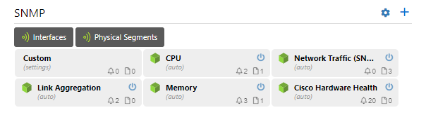 @Switch SNMP Monitoring Settings